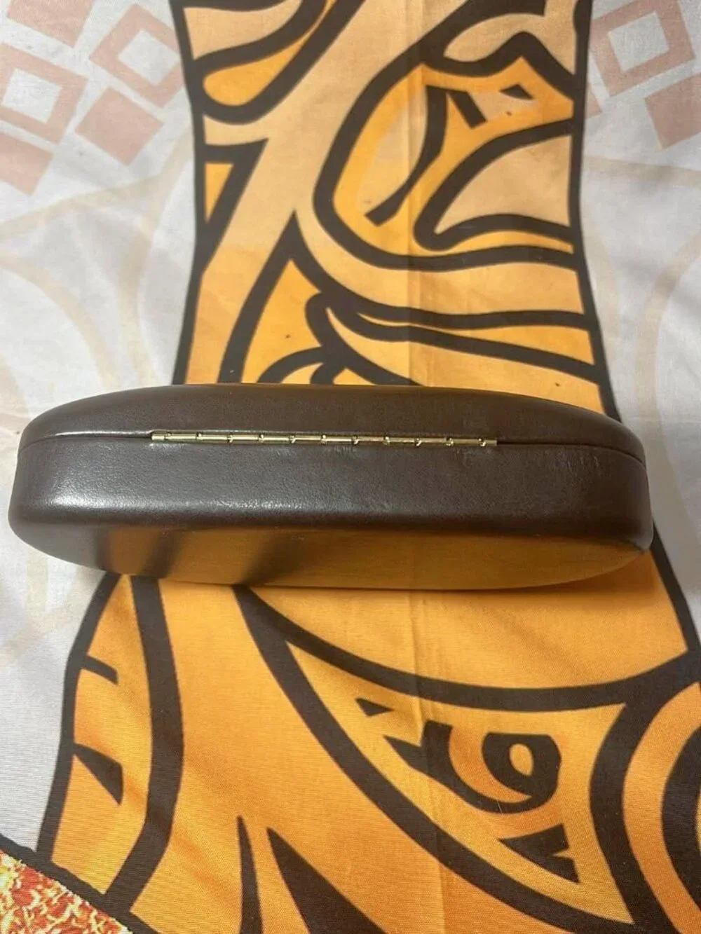 Michael Kors Hard Eyeglass / Sunglasses Case – Brown MK Logo Case